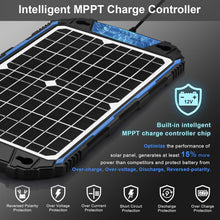 Load image into Gallery viewer, Efficient 12W Solar Battery Charger &amp; Maintainer for Marine and Automotive Use