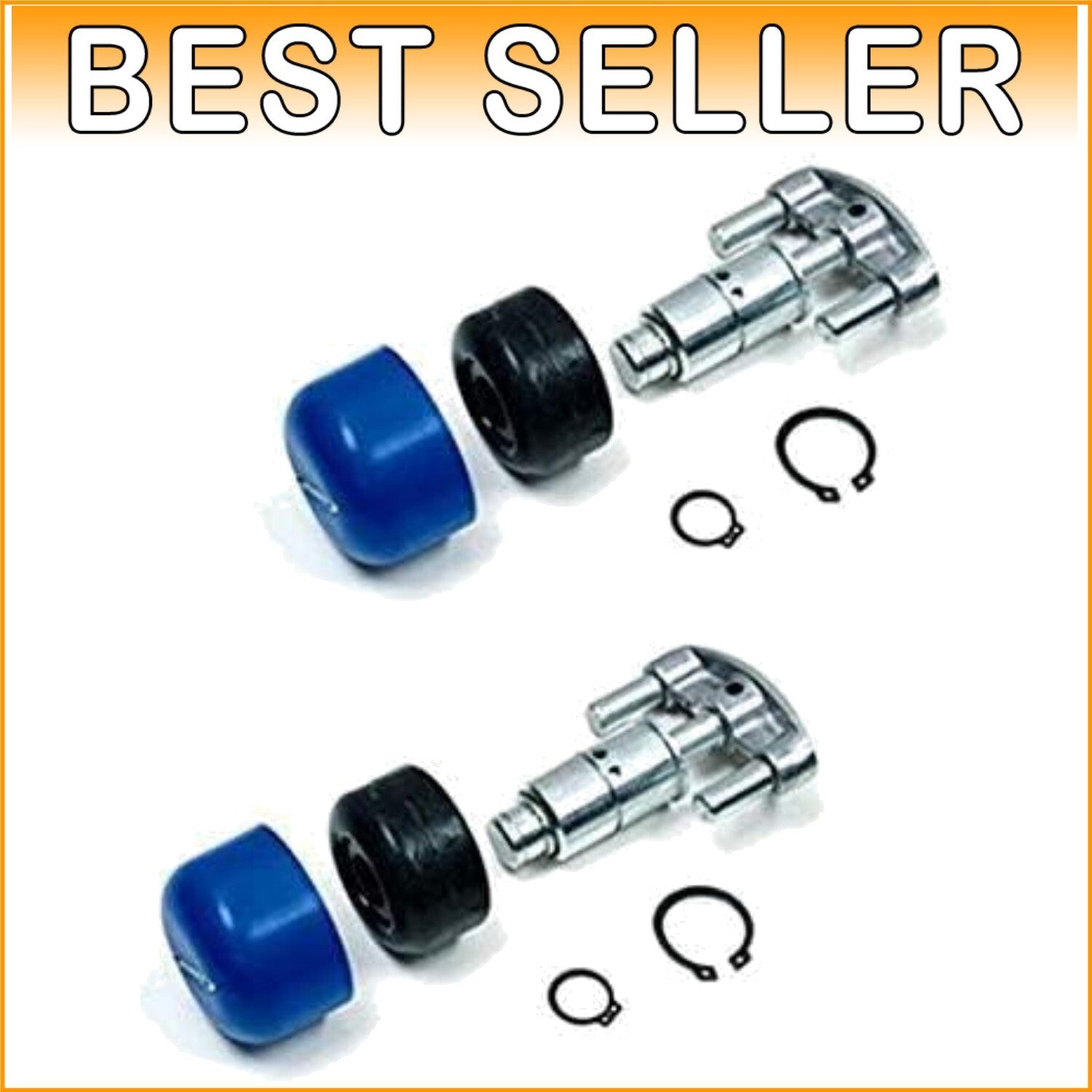2-Pack Black Inner Lock Kit for Safe Telescoping Ladder Use - Fits MT-Series