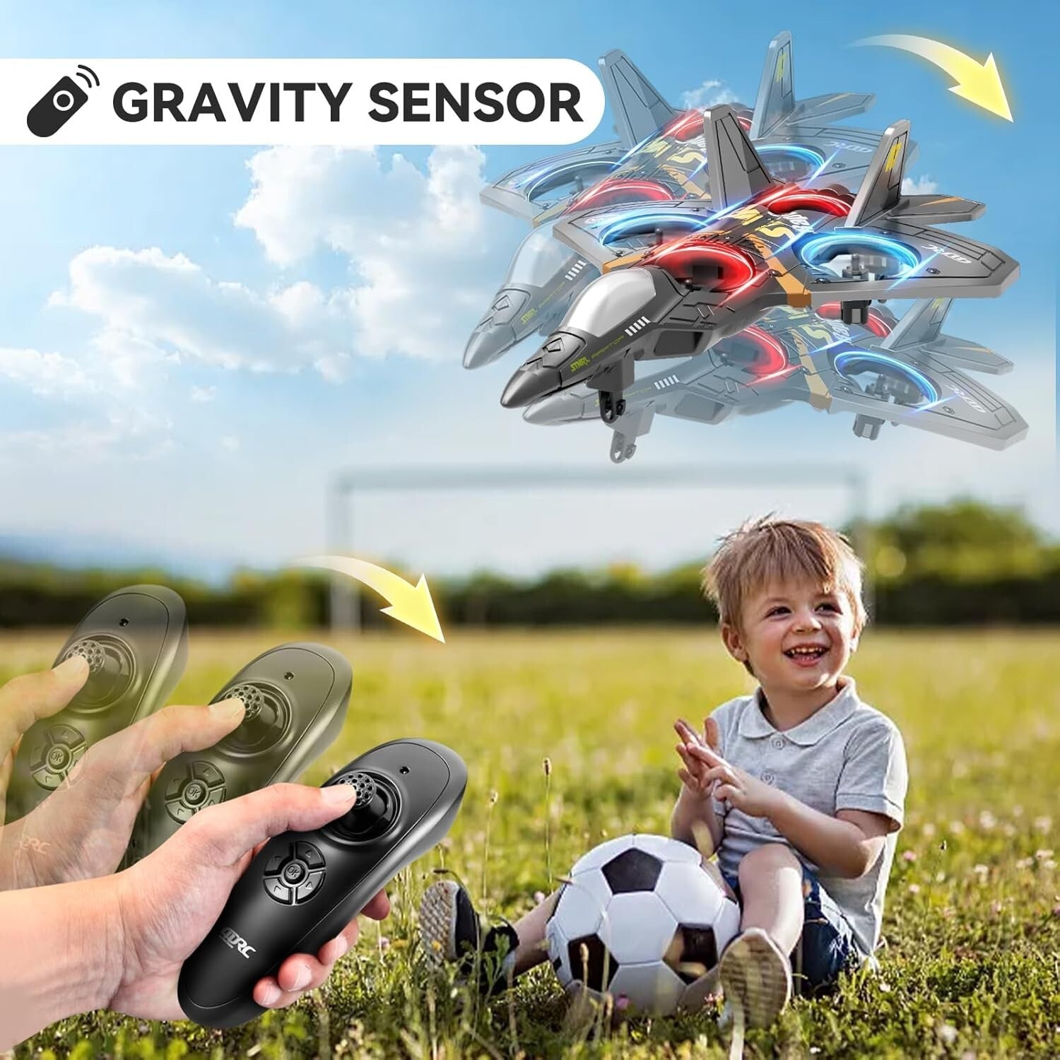Durable V17 Remote Control Airplane - Aerial Stunts & Easy Controls for All Ages