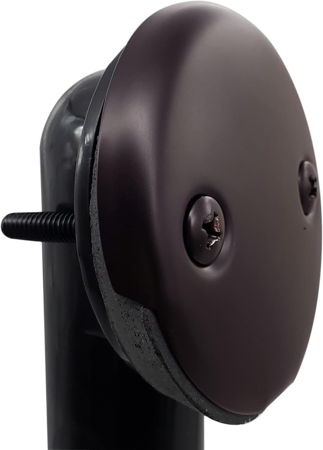 Oil Rubbed Bronze Bath Drain Kit - All-In-One Tip-Toe Overflow Assembly, 4 Count