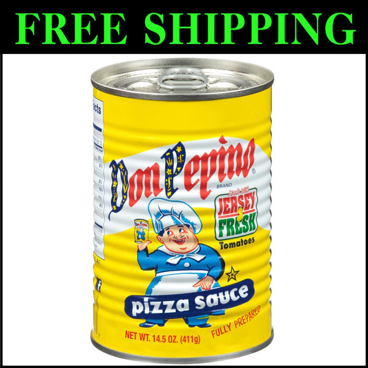 Authentic Pizza Sauce, 14.5oz, Pack of 12 - Cholesterol-Free Italian Flavor