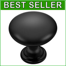 Load image into Gallery viewer, Versatile 30 Pack Matte Black Knobs - Easy Install Drawer Handles for Any Room