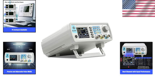 Lightweight 15MHz DDS Signal Generator and Frequency Meter for Electronics Test