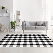 Load image into Gallery viewer, Durable Cotton Buffalo Plaid Doormat, 72x48 Inches - Water-Resistant &amp; Easy Care