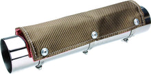 Load image into Gallery viewer, Universal Fit Titanium Pipe Shield 6" x 3' - Superior Heat Control Up to 1350°F