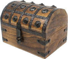 Load image into Gallery viewer, Ultimate Pirate Adventure Chest: Treasure Box with Coins &amp; Map - 6 Pounds
