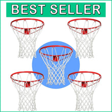 Load image into Gallery viewer, 12 Loops Heavy-Duty Basketball Net - All-Weather Replacement for Standard Hoops