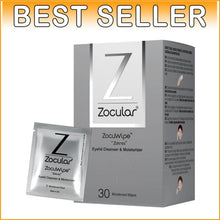 Load image into Gallery viewer, Moisturizing Eyelid Wipes for Blepharitis Relief - Natural and Travel-Friendly