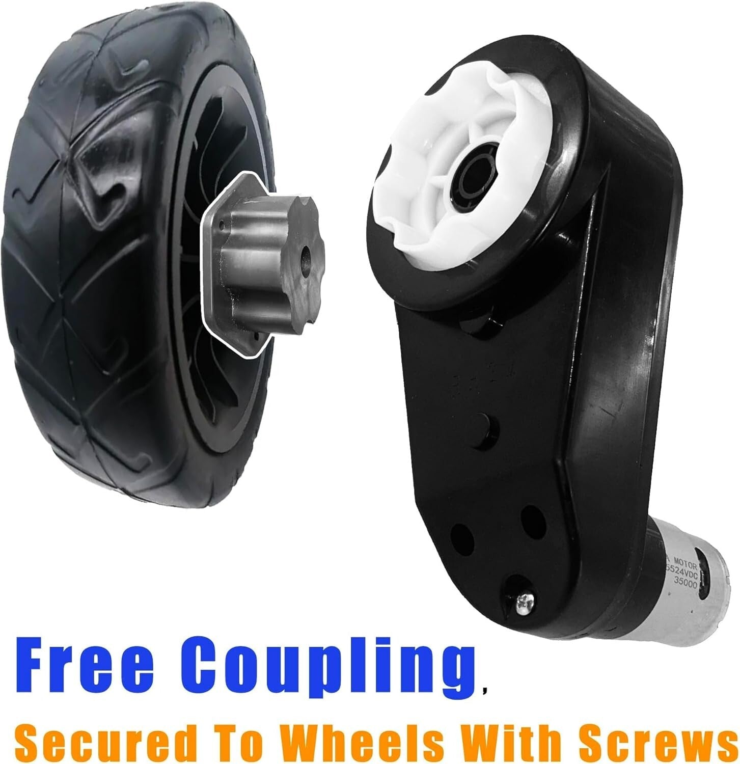 Fast 24V RS555 Motors & Gearboxes for Enhanced Performance in Power Wheels