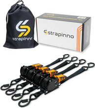 Load image into Gallery viewer, Durable 1 in x 10 ft Tie-Down Straps, 500lbs Load Limit - Ultimate Reliability