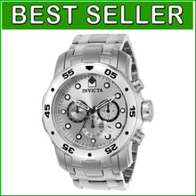 Load image into Gallery viewer, Stainless Steel Men's Pro Diver Watch - Functional Subdials and Adjustability