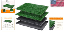 Load image into Gallery viewer, Compact Dog Grass Pad with Tray - Ideal Indoor Potty for Apartments and Patios