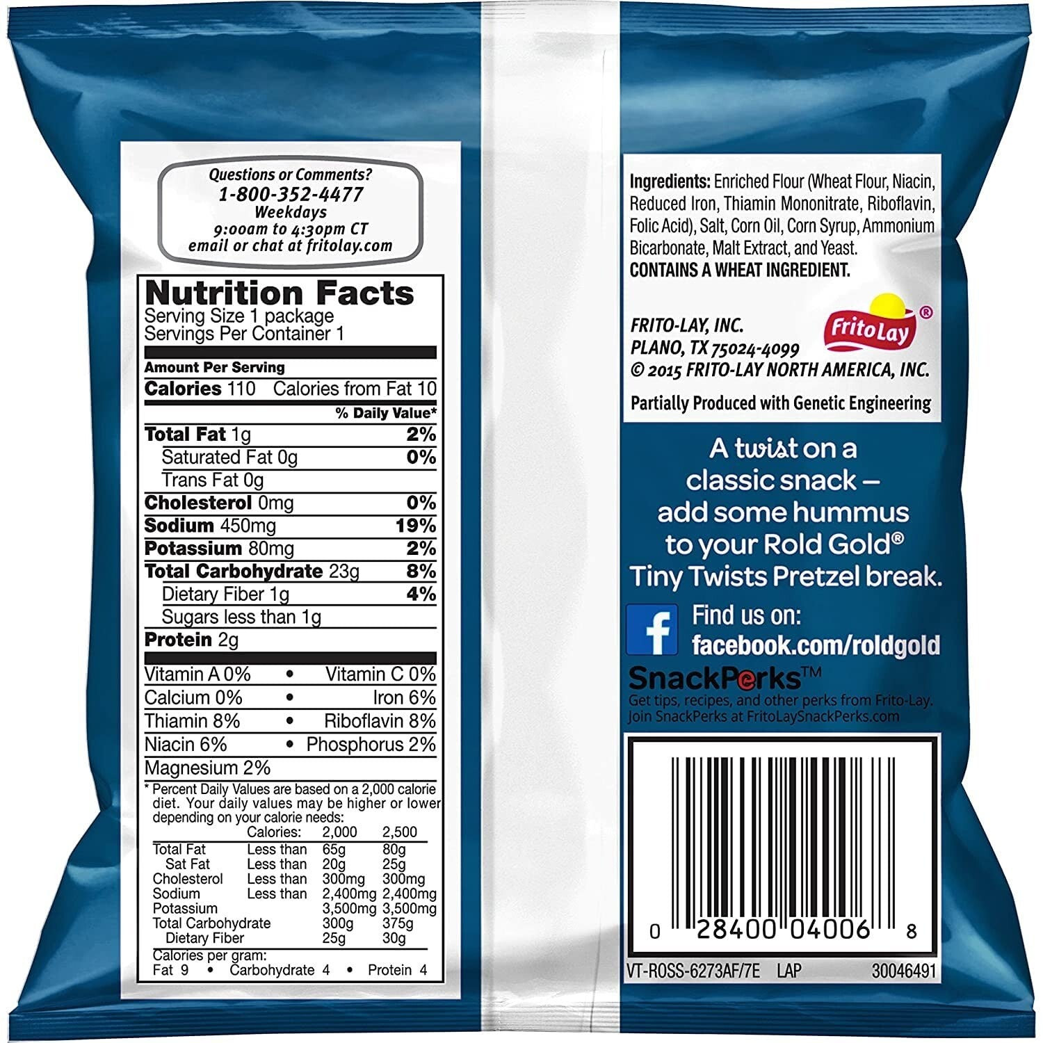 America's Favorite Pretzel Twists - 1oz Bags, 88 Count for On-the-Go Snacking