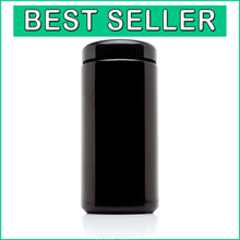 Load image into Gallery viewer, Classic Airtight Glass Jar - 1L UV Black Storage with Screw Top Lid, 3 Pack