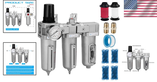 Efficient 3-Stage Compressed Air Drying System for Paint & Plasma Applications