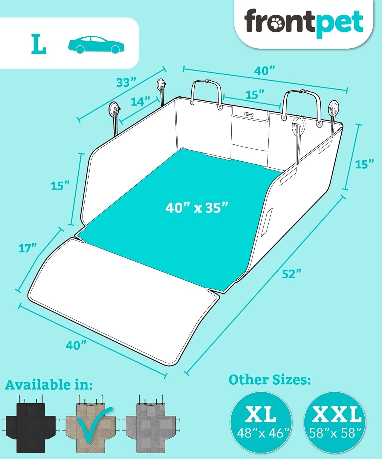 Ultimate Dog Cargo Liner - Water-Resistant 600D Nylon for SUVs & Hatchbacks