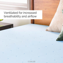 Load image into Gallery viewer, Plush 2 Inch Gel Memory Foam Mattress Topper - Ventilated for Better Sleep