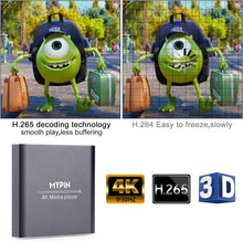 Load image into Gallery viewer, Ultra HD 4K Media Player with Dual USB &amp; Optical Output for Home Theater