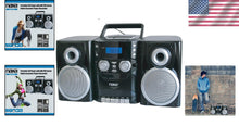 Load image into Gallery viewer, Portable CD Player Boombox with Detachable Speakers &amp; AM/FM Stereo Radio