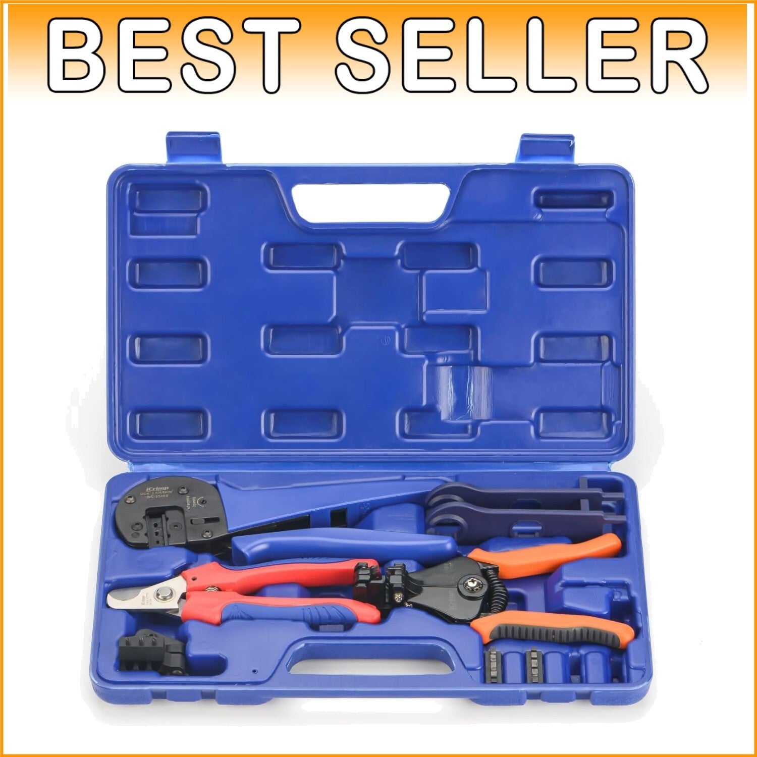Ergonomic Solar Tool Set: Crimper, Cutter, and Stripper for DIY Installations