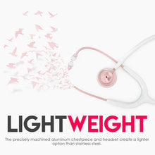 Load image into Gallery viewer, Acoustica Lightweight Dual Head Stethoscope - Rosegold Matte - Doctors &amp; Nurses