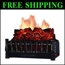 Load image into Gallery viewer, Versatile Electric Log Heater with Overheat Protection - Ideal for Living Rooms