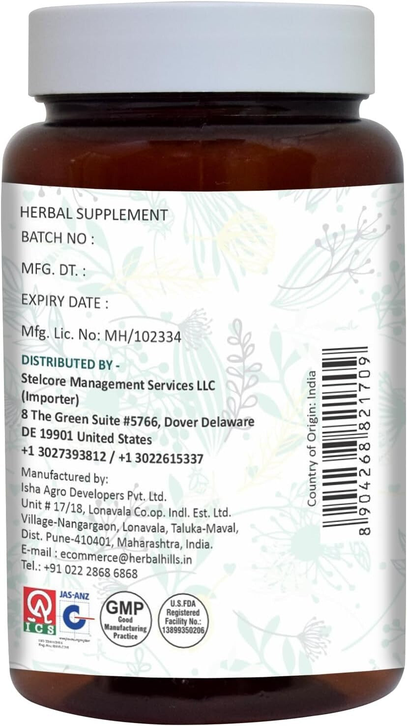 Natural Aloe Vera Health Capsules 120 Count - Digestive Aid & Skin Booster