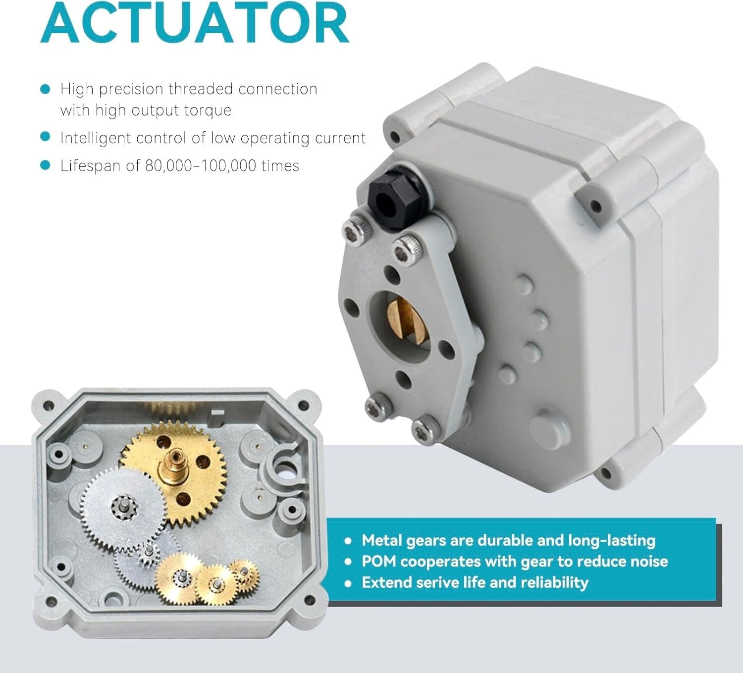 1/2" Motorized Stainless Steel Ball Valve - 110VAC Electric Water Control