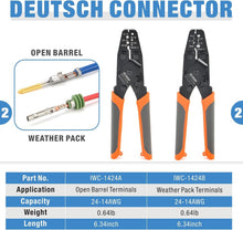 Load image into Gallery viewer, Automotive Connector Crimping Tool Set – 12 PCS with Extraction Tools Included