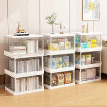 Load image into Gallery viewer, Space-Saving 3-Pack Clear Storage Boxes with Lids - Ideal for Home Organizing
