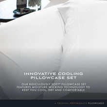 Load image into Gallery viewer, Silky Standard Cooling Pillow Covers - 2 Pack for Enhanced Sleep Comfort