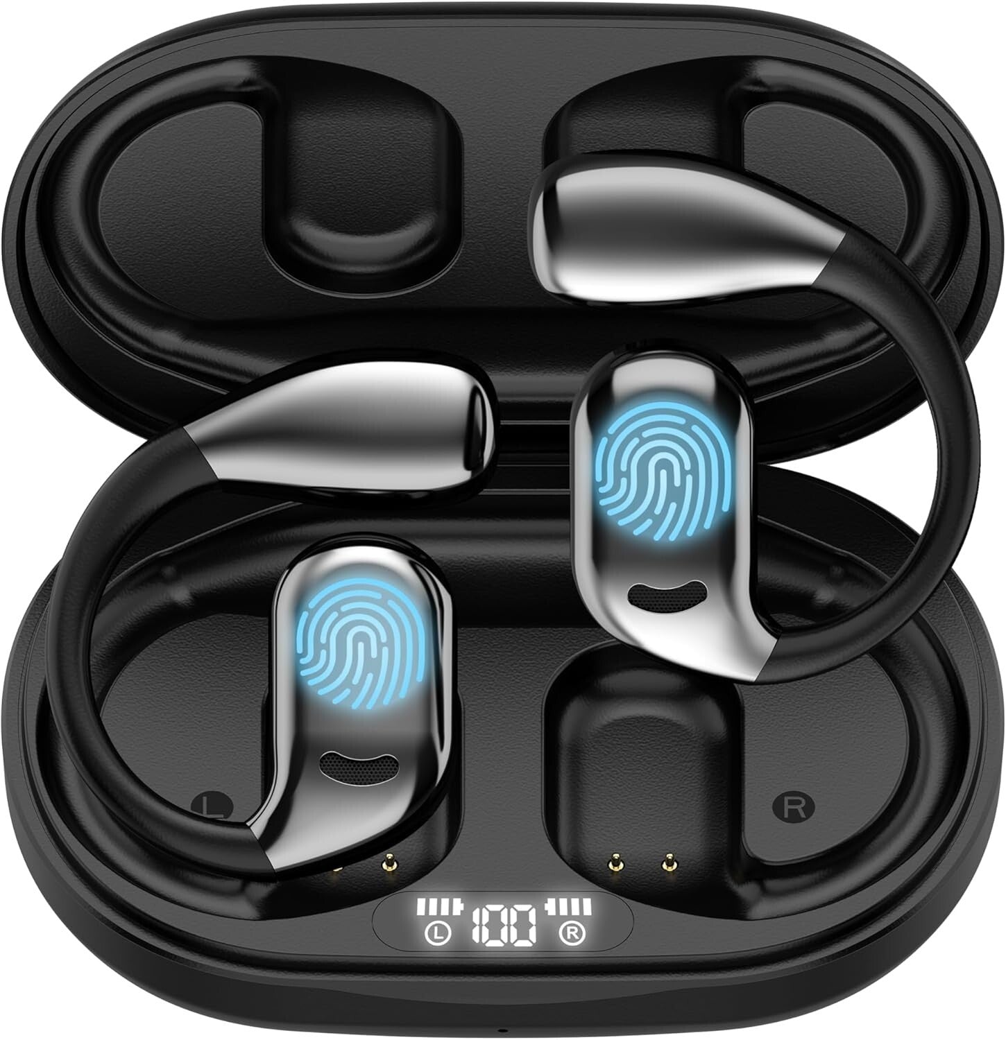 Ergonomic AI Translator Earbuds - 144 Languages, Perfect for Business & Travel