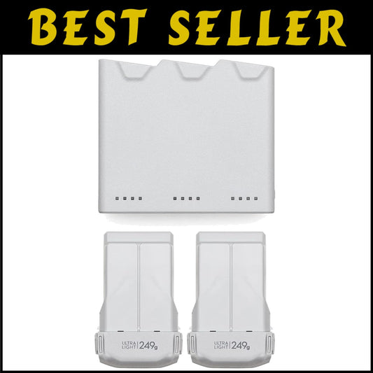 Comprehensive DJI Mini 4 Pro Battery Bundle with Two-Way Charger - 34 Min Flight