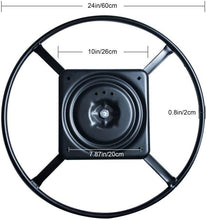 Load image into Gallery viewer, Universal 24-Inch Recliner Chair Swivel Base with 360-Degree Rotating Option