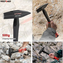 Load image into Gallery viewer, Heavy-Duty 5-Piece Hammer Set with Ergonomic Fiberglass Handles for Comfort