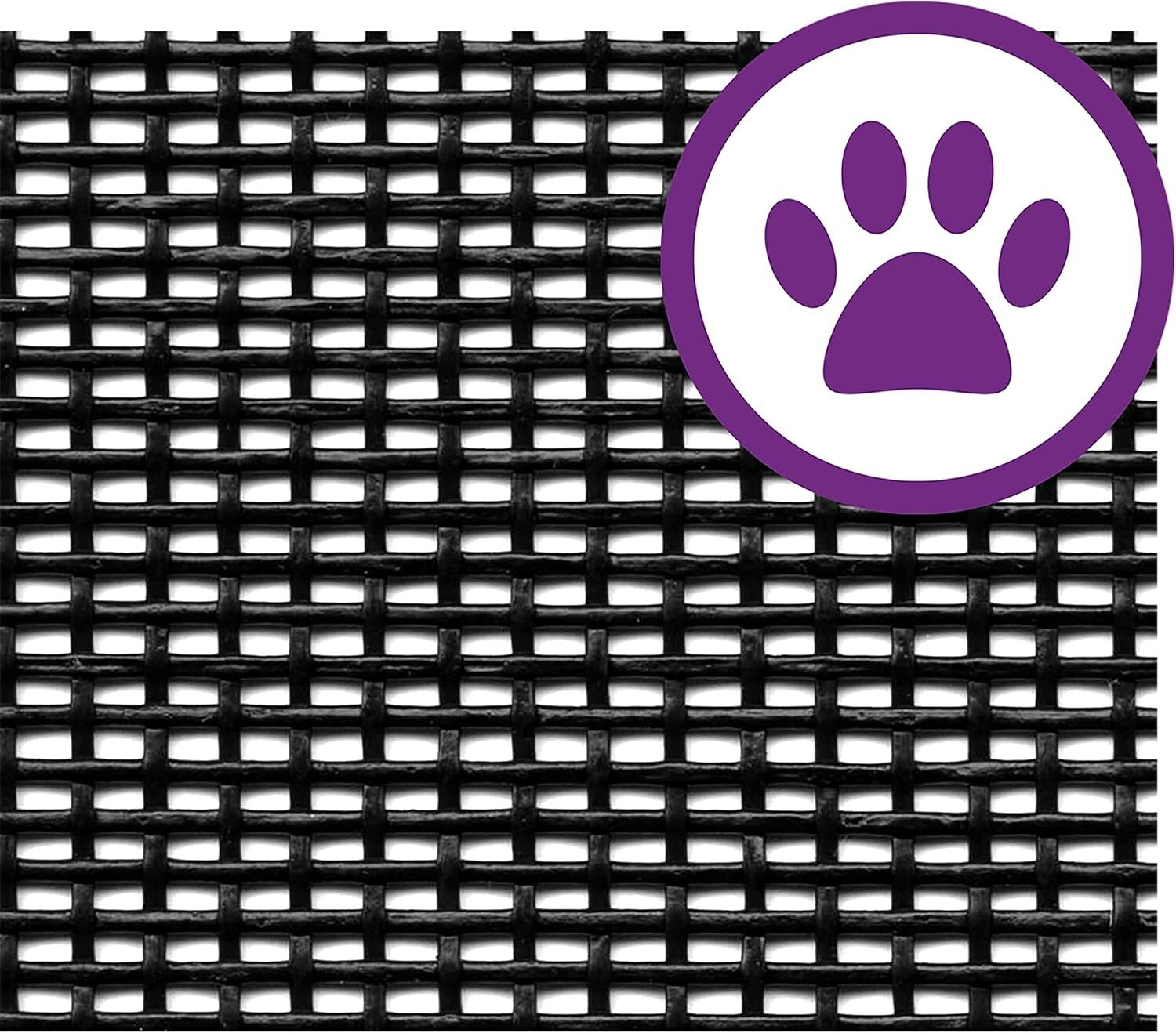 Saint-Gobain 48" x 100' Heavy-Duty Pet Screen - Flame Resistant & Tear Proof