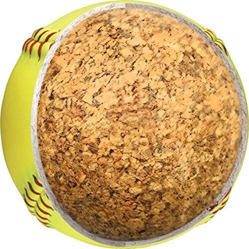Durable Leather 12" Fastpitch Softballs with Raised Seams - Youth & High School