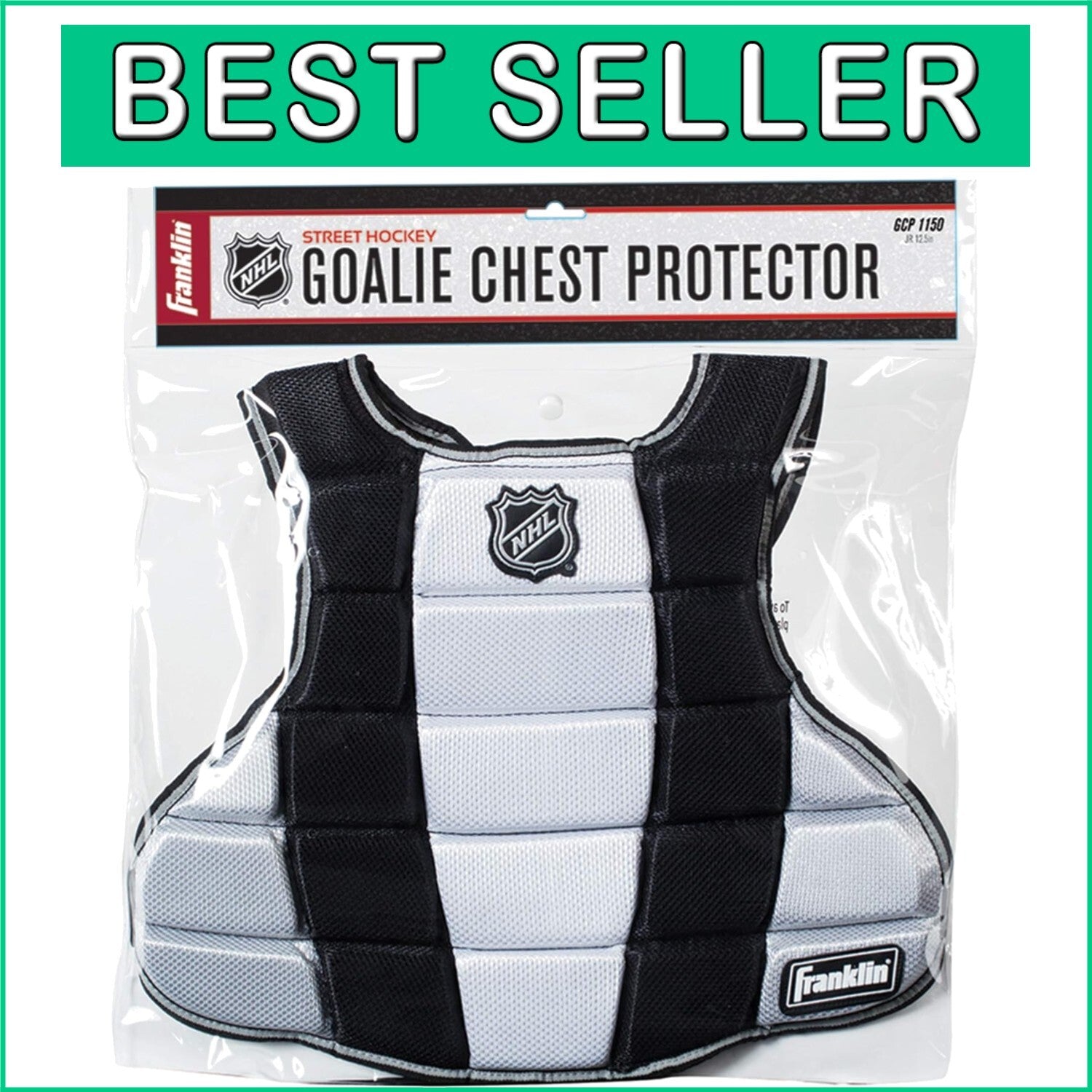 Durable Street Hockey Goalie Chest Protector - Junior & Senior Sizes Available