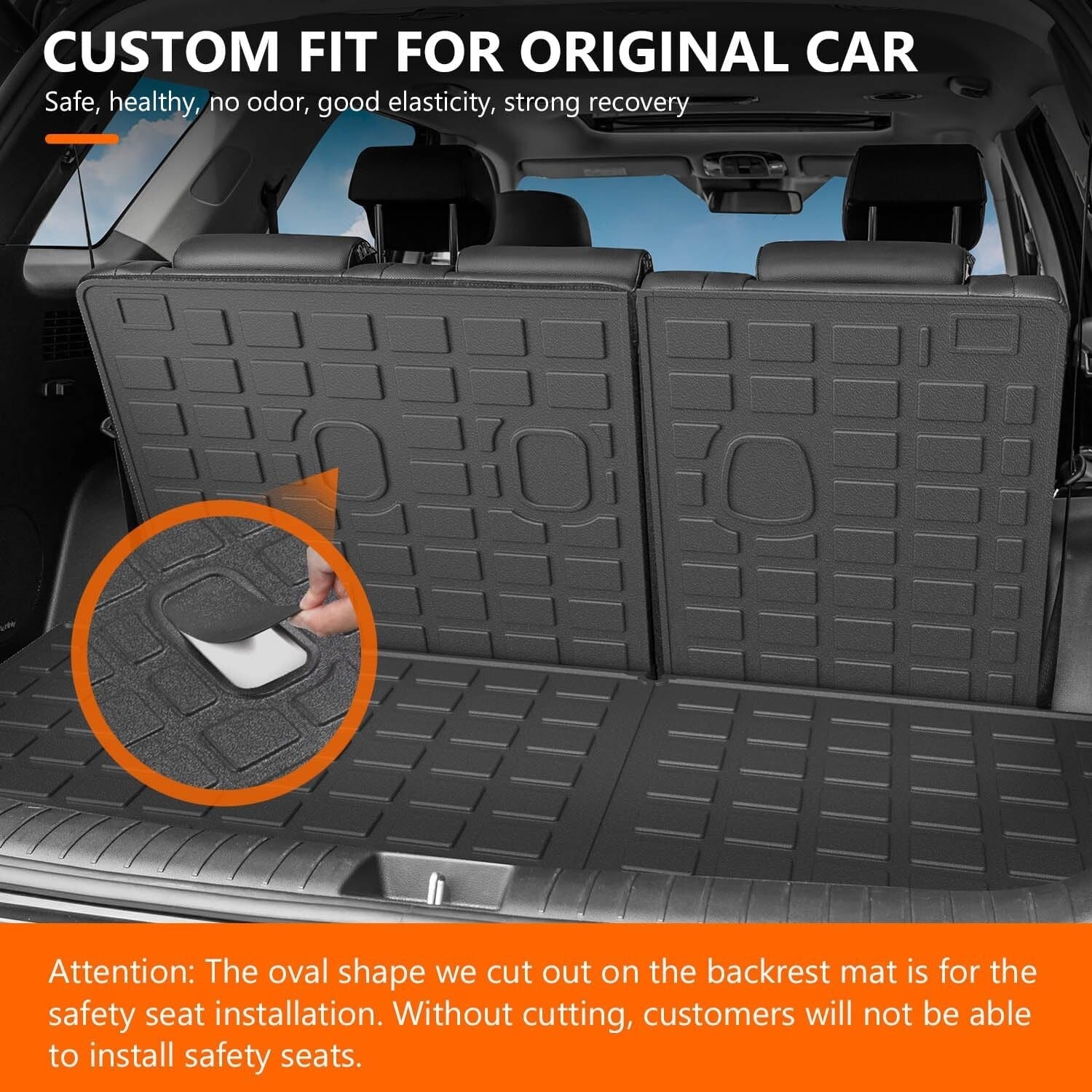 Custom TPE Cargo Mats for 2020-2025 Hyundai Palisade - Perfect Fit & Durability