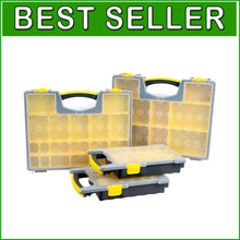 Load image into Gallery viewer, Versatile Portable Storage Box Set of 4 - Ideal for Tools, Crafts &amp; Supplies