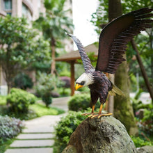 Load image into Gallery viewer, Weather-Resistant Bald Eagle Yard Decoration – Freestanding Metal Art