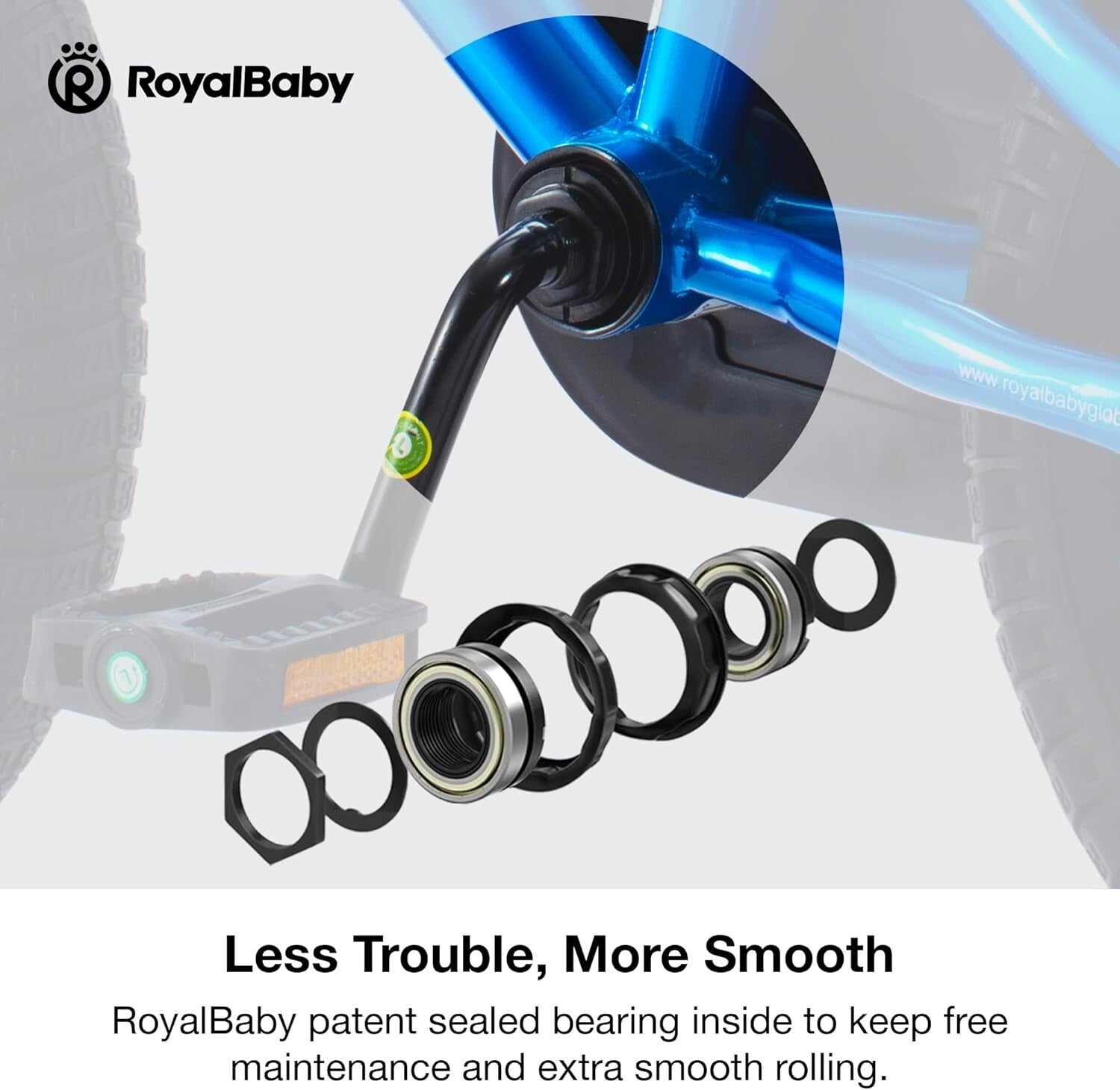 Durable Kids Freestyle Bicycle with Training Wheels & Water Bottle - 12 Inch