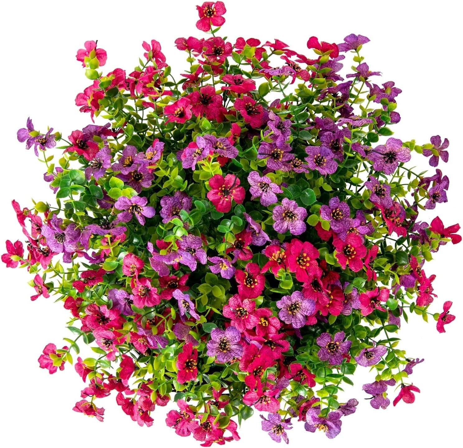 Beautiful Hanging Flower Basket with Rattan Container - Outdoor Elegance