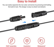 Load image into Gallery viewer, Reliable 10AWG 75FT XT60 Solar Extension Cable for Power Stations and Generators