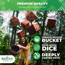 Load image into Gallery viewer, Weather-Resistant Extra Large Yard Dice &amp; Fun Game Set - Ideal for Gatherings