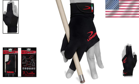 Premium Adjustable Billiards Glove for Left-Handed Players – Machine Washable