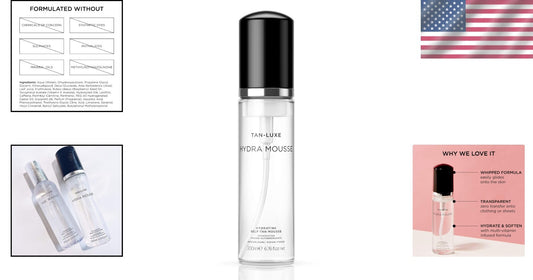 Natural Hydrating Self-Tan Mousse 200ml – Smooth Application, No Pores Clogging