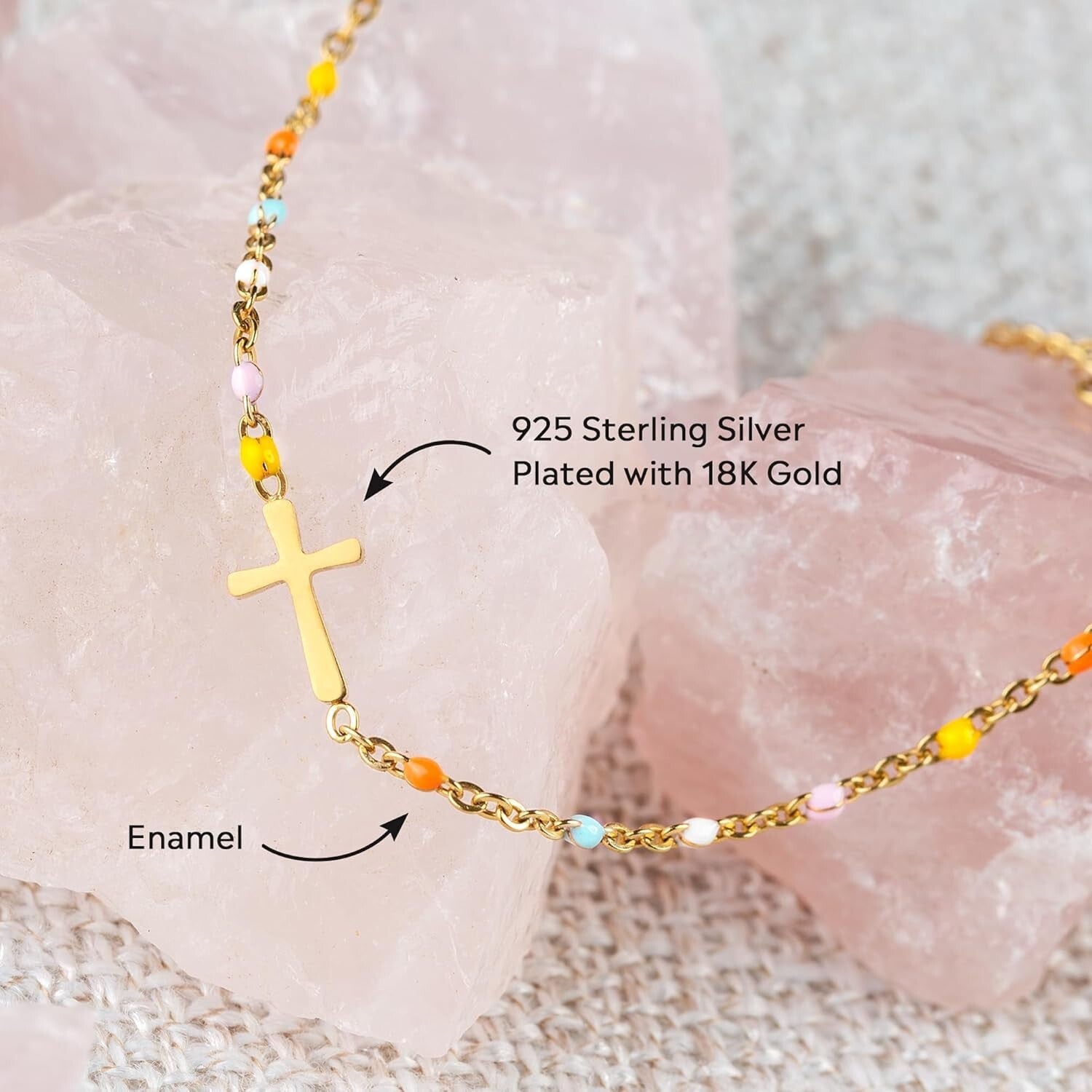 Christian Jewelry: Elegant Cross Bracelet with Gift Card - Perfect for Sisters