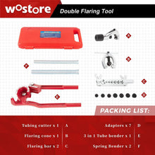 Load image into Gallery viewer, All-in-One Double Flaring Tool and Tube Bender Kit with 7 Adapters for Precision