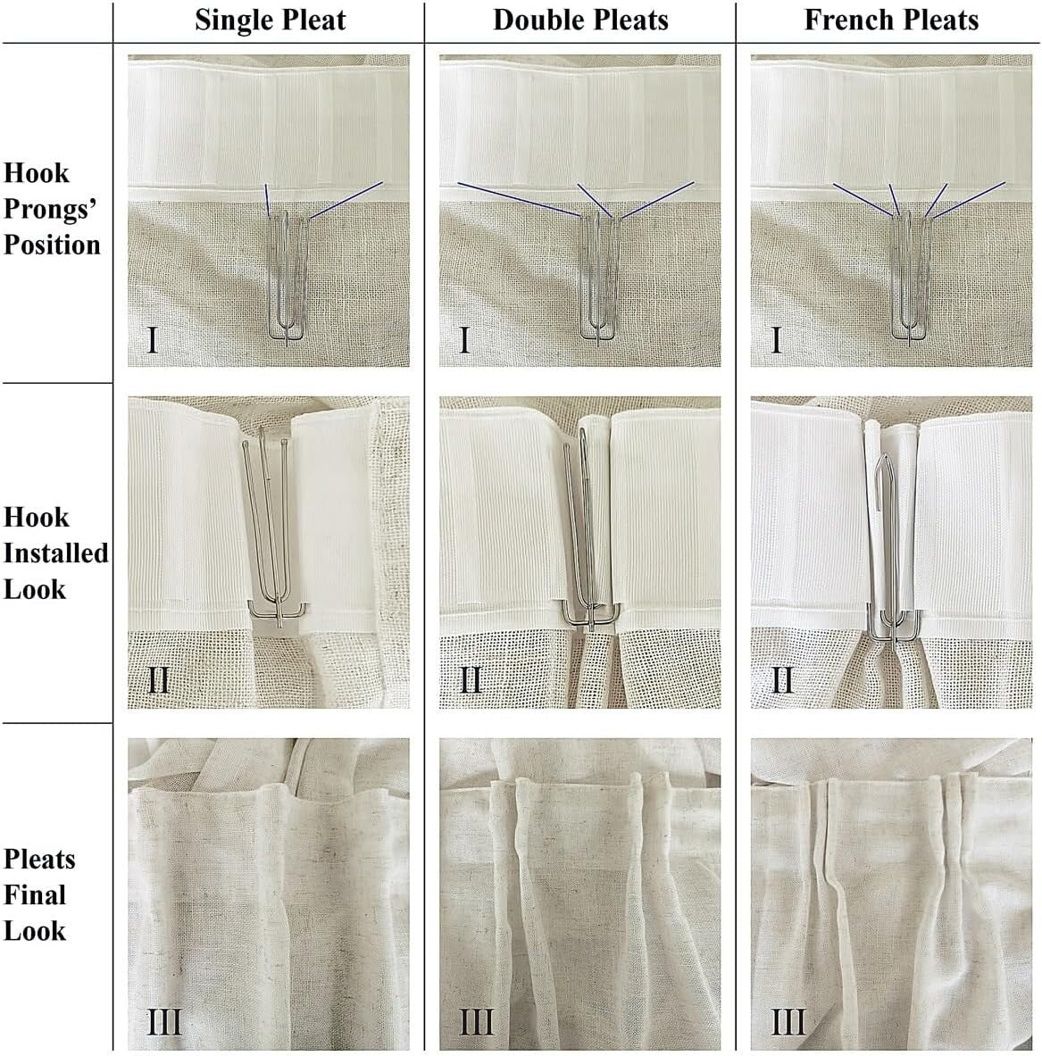 102-Inch Dark Taupe Faux Linen Custom Curtains - Rustic Sheer Drapes, 2 Panels